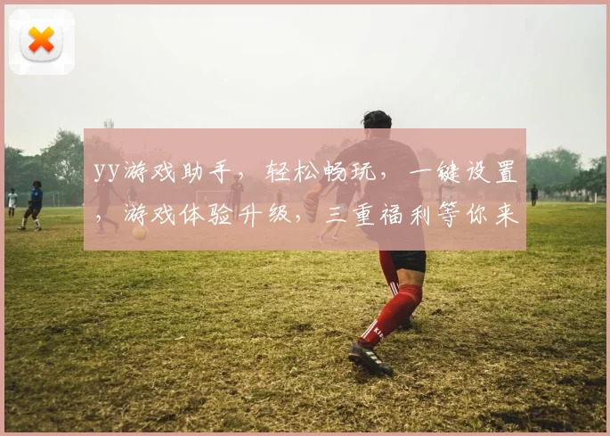 yy游戏助手，轻松畅玩，一键设置，游戏体验升级，三重福利等你来